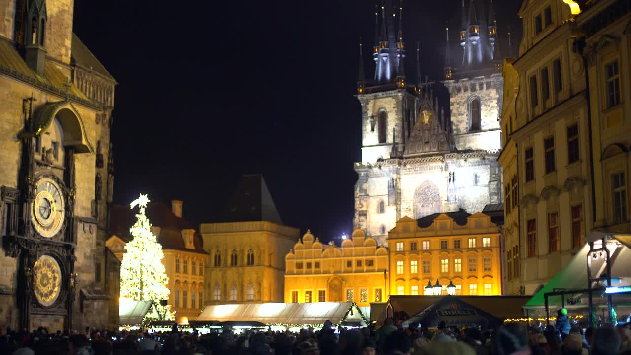 布拉格有圣诞市场视频下载