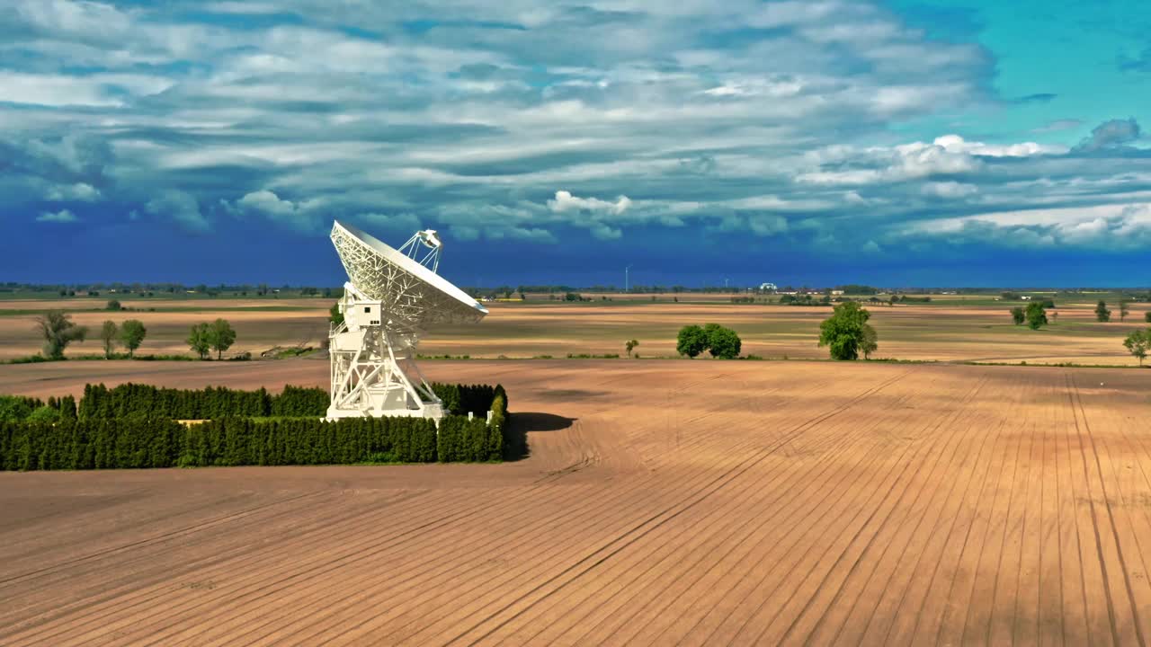 在波兰的布朗田天文台天文。视频素材