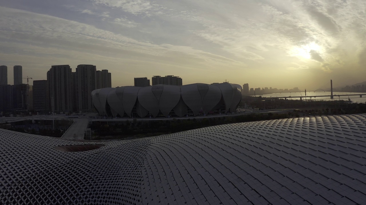 杭州奥林匹克体育中心体育场视频素材