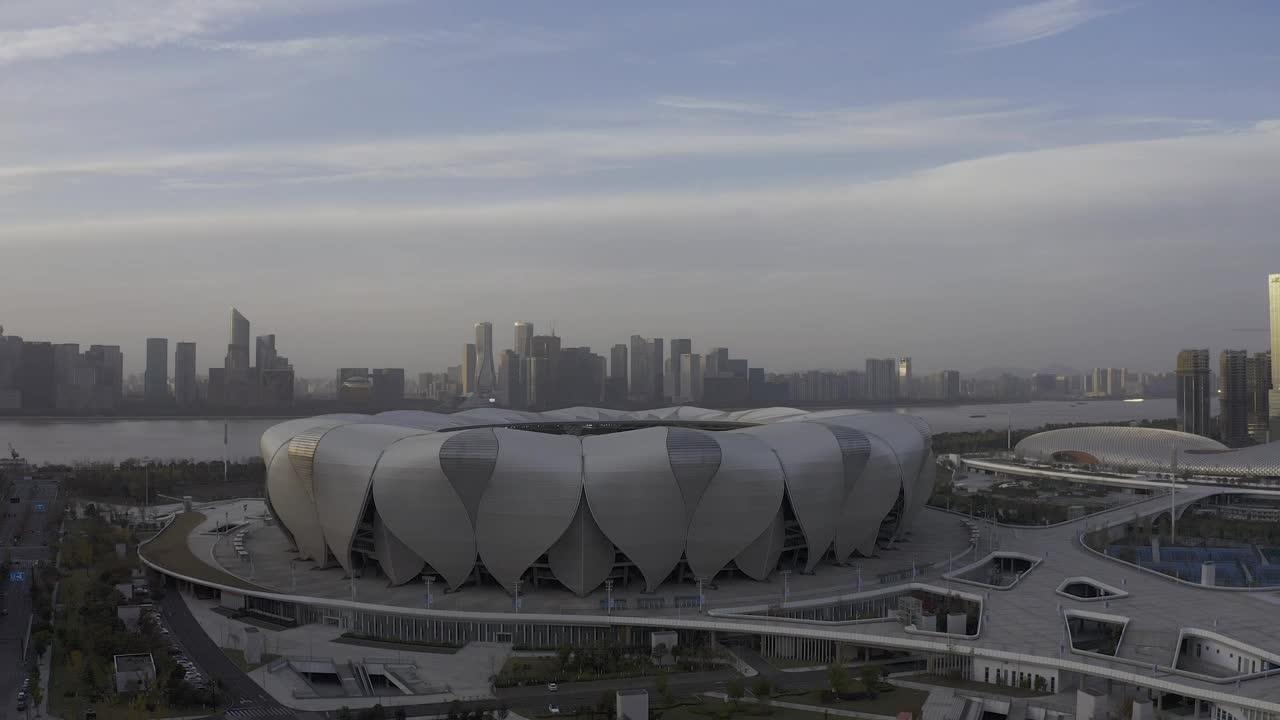 杭州奥林匹克体育中心体育场视频素材