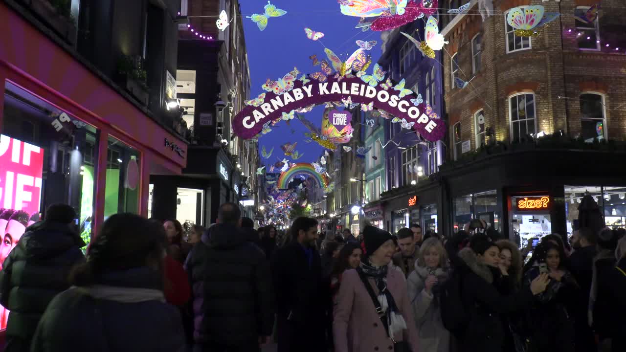 伦敦的卡尔纳比街视频下载