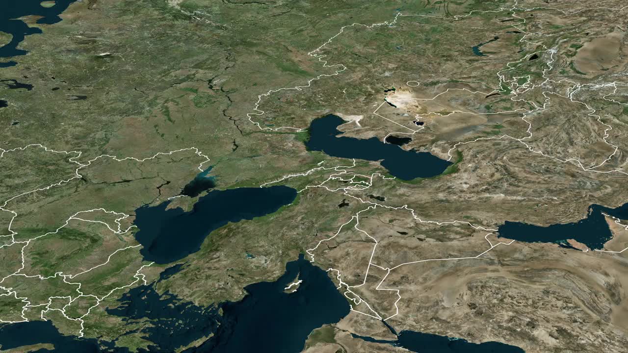 纳戈尔诺-卡拉巴赫地区与阿塞拜疆和亚美尼亚存在争议。视频下载