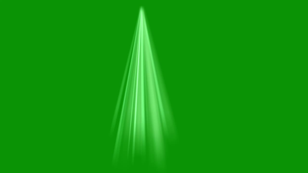 光线运动图形与绿色屏幕背景视频下载