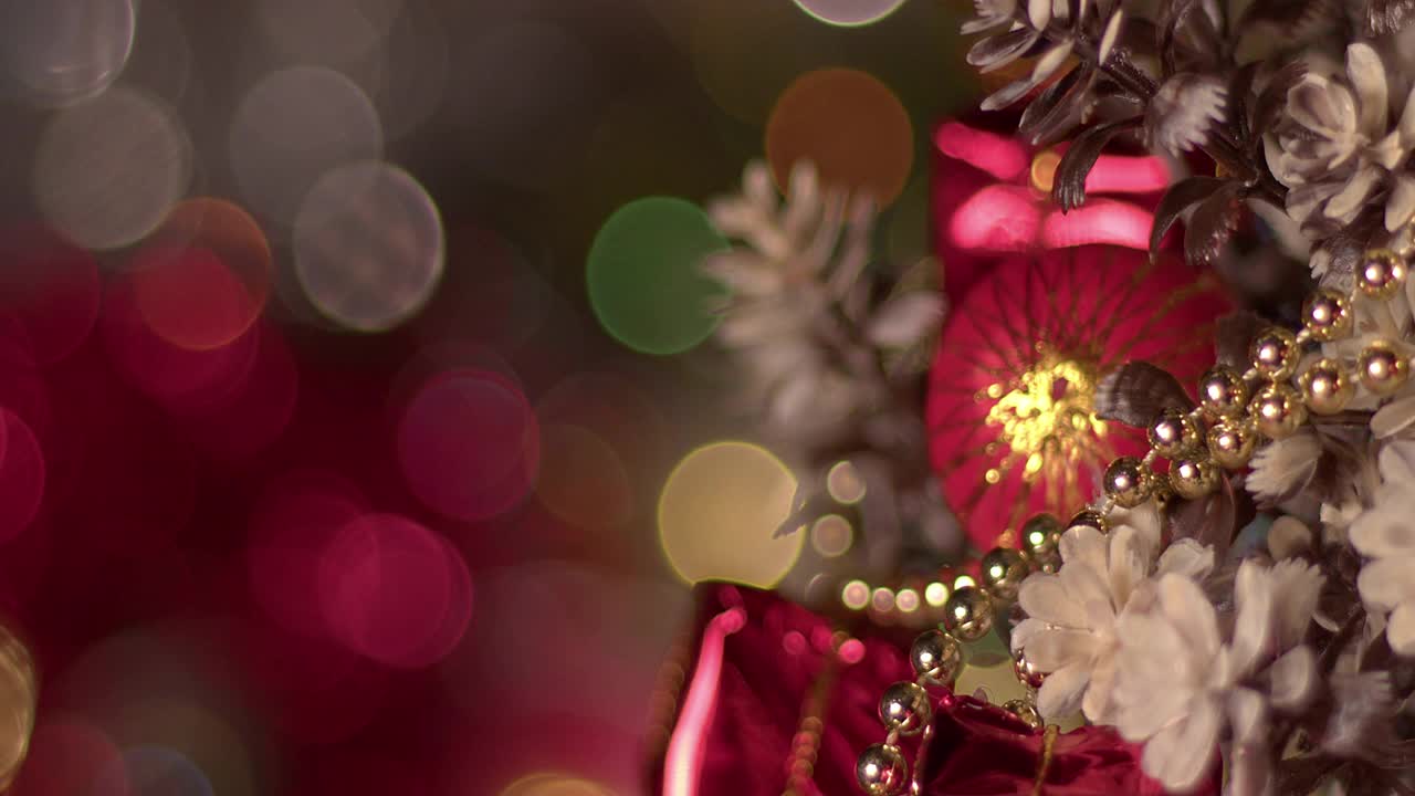 神圣的圣诞新年庆祝装饰视频素材