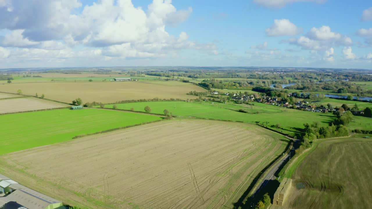 英国广阔的耕地视频下载