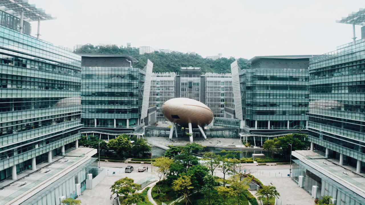 香港的现代建筑视频下载