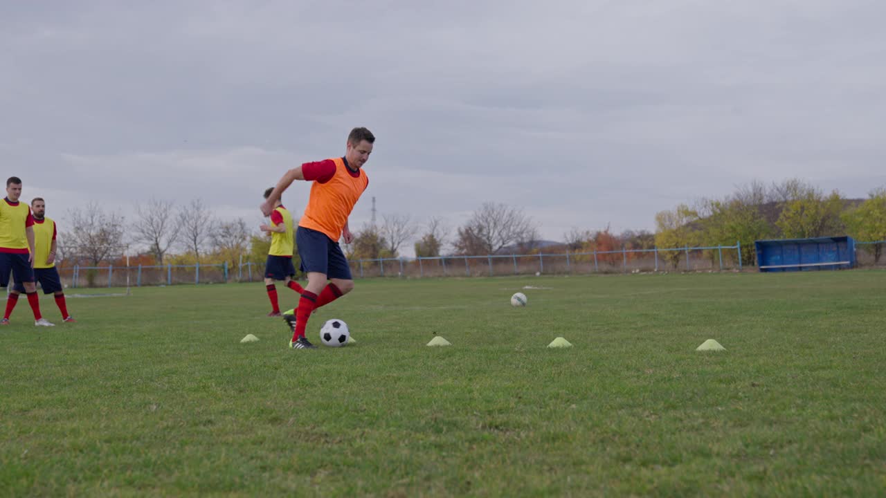 足球技能培训视频素材