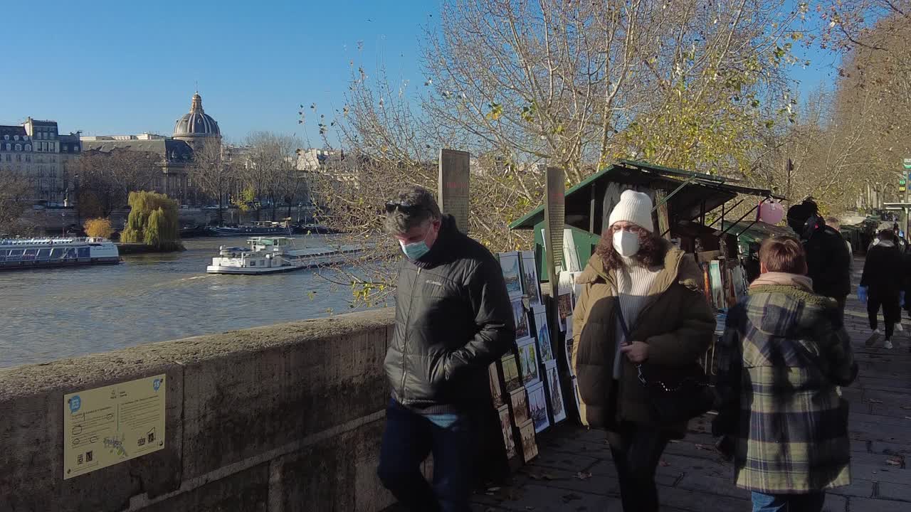 秋末的巴黎街头视频下载