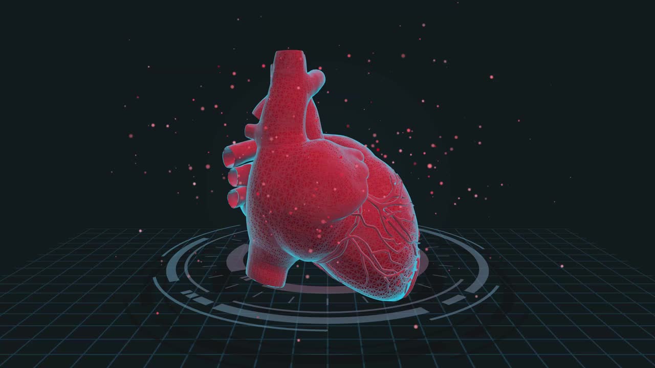 心脏感染疾病- 4K循环医学背景视频下载