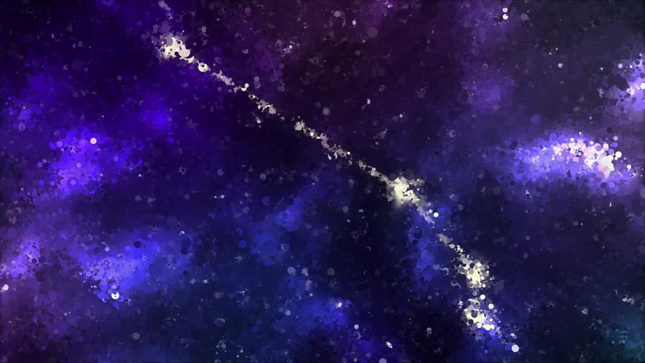 黄道十二宫的星座是白羊座的抽象动画，由星星过渡为象征符号视频下载