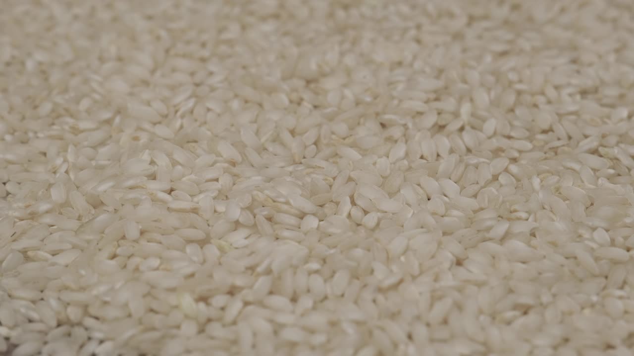 白米，谷类，谷物，食物旋转视频下载