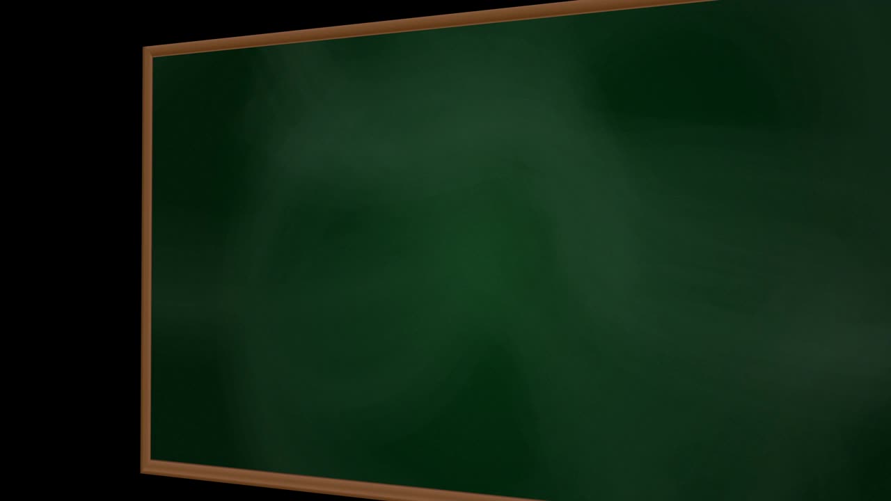 黑板上的游戏计划动画视频下载