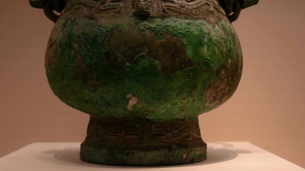 中国古代青铜视频素材