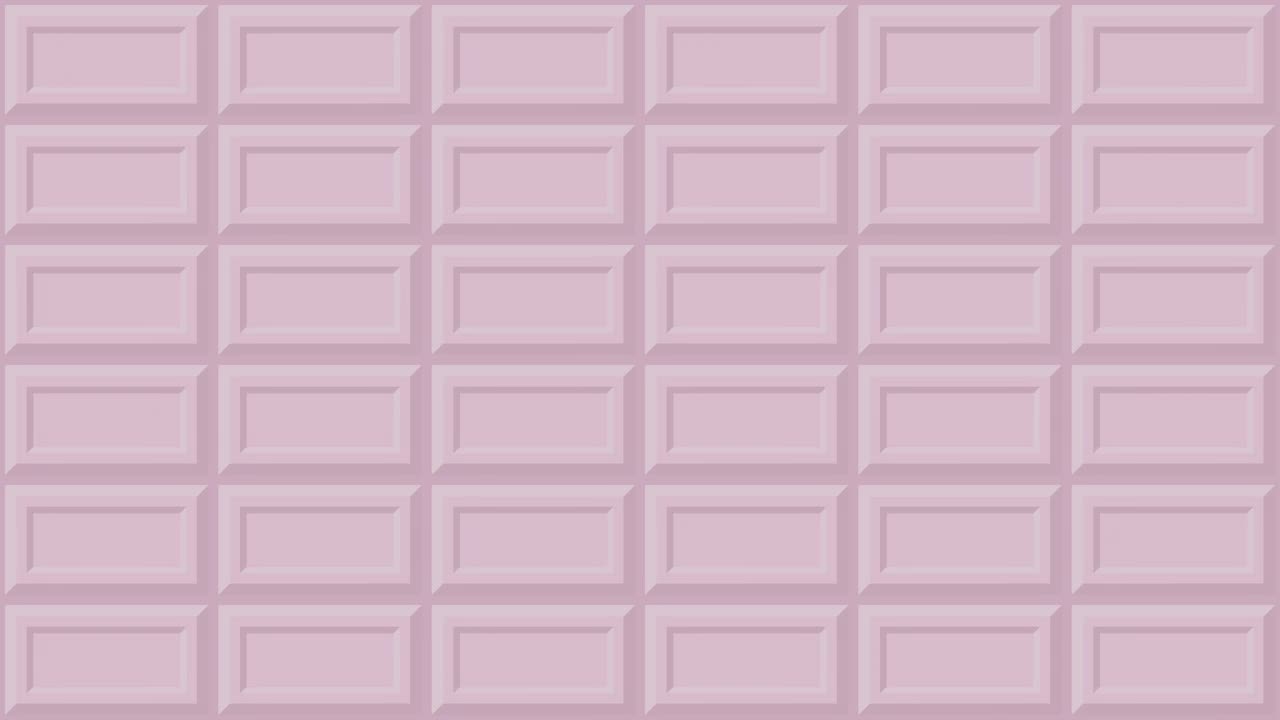 粉红色巧克力棒的水平移动动画背景(无缝循环)视频素材