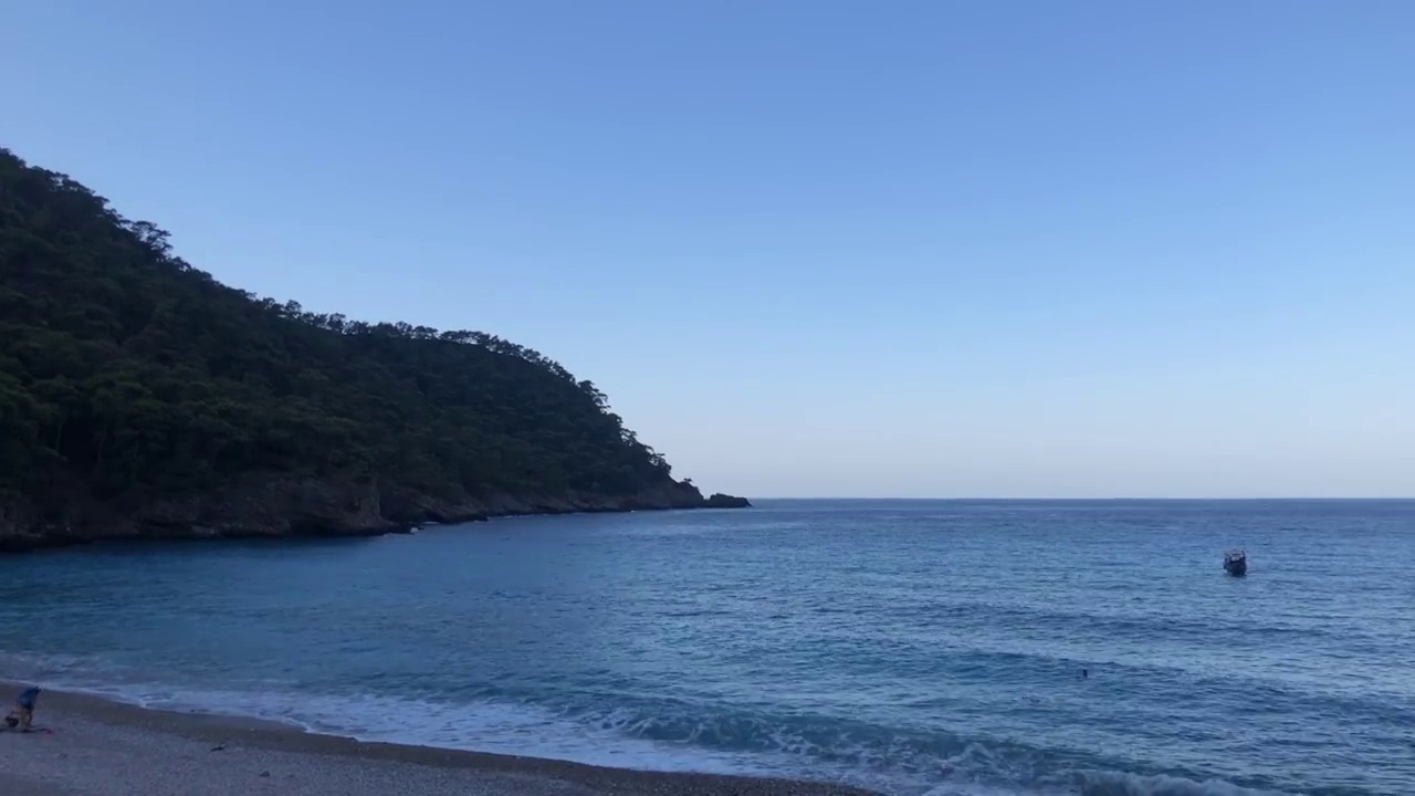 土耳其穆格拉卡巴克湾的海水镜头视频下载
