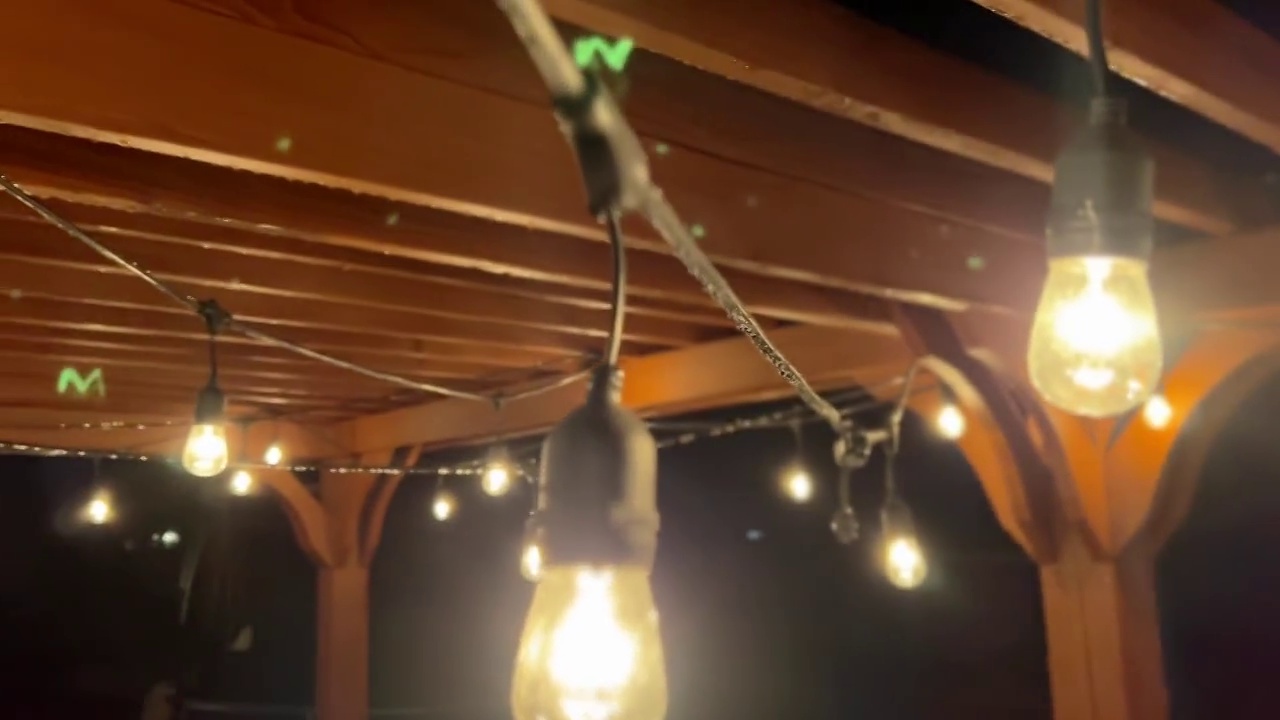 爱迪生灯泡潮人生活方式户外照明视频下载