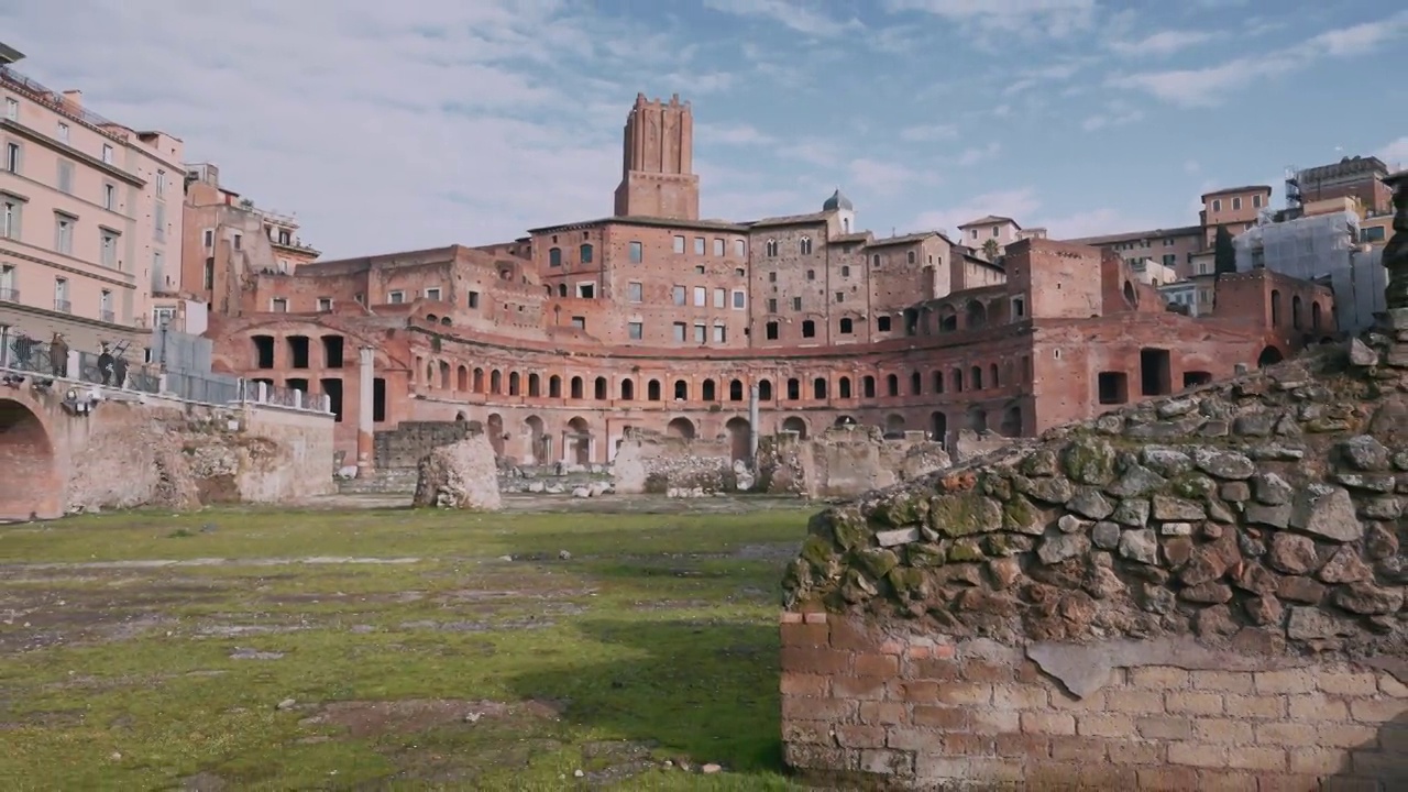 罗马的美景:罗马广场视频素材
