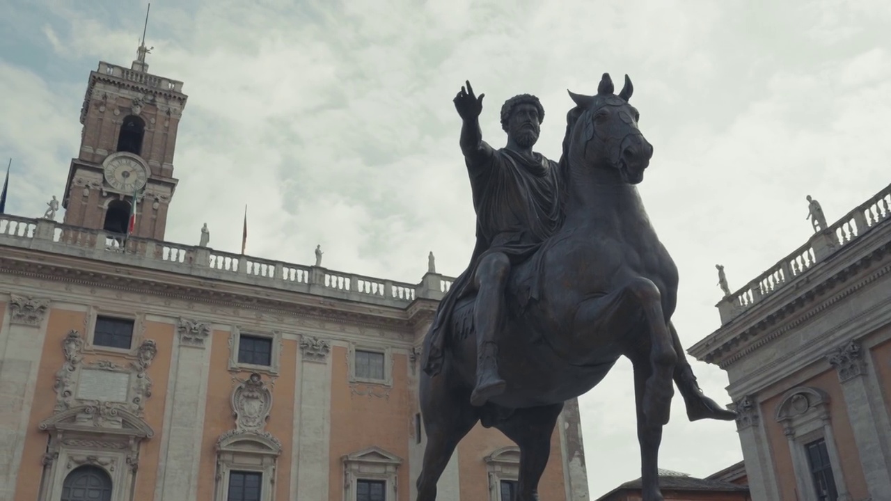 罗马的美景:卡比托利山视频素材