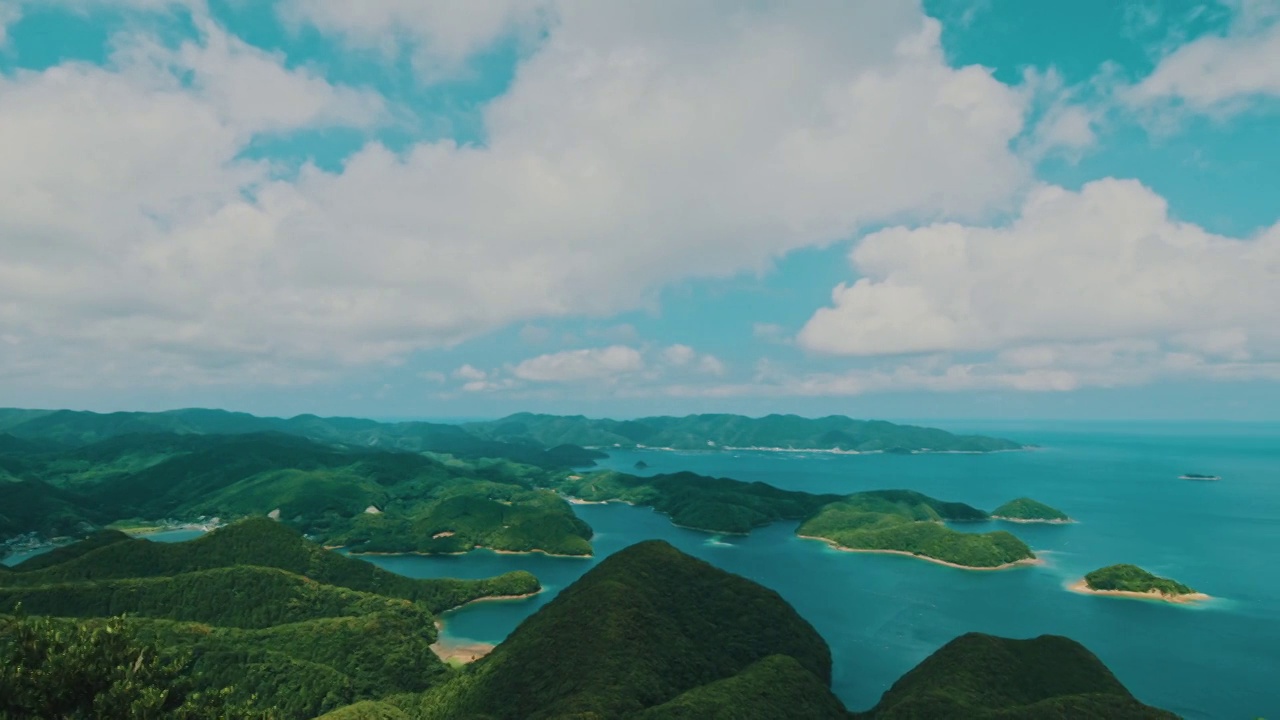 日本对马岛的阿苏湾视频素材