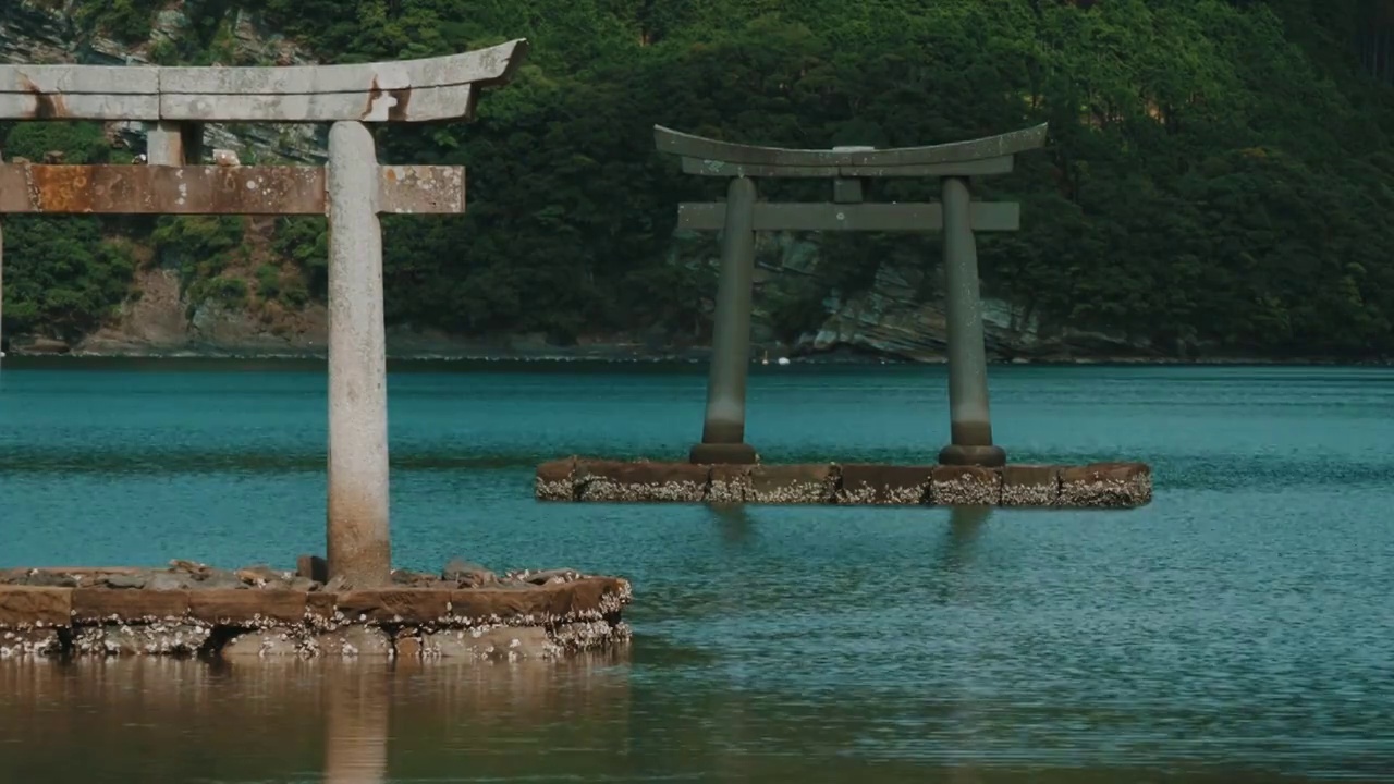 日本对马岛，鸟居之海视频下载