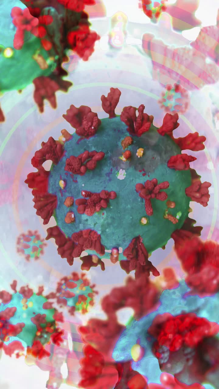 COVID-19冠状病毒omicron变种回到封锁和蒙迪亚尔大流行视频素材