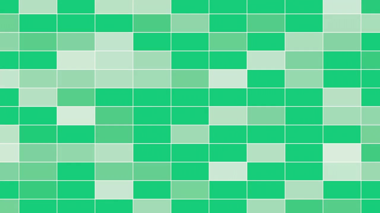 绿色和白色方块图案视频素材