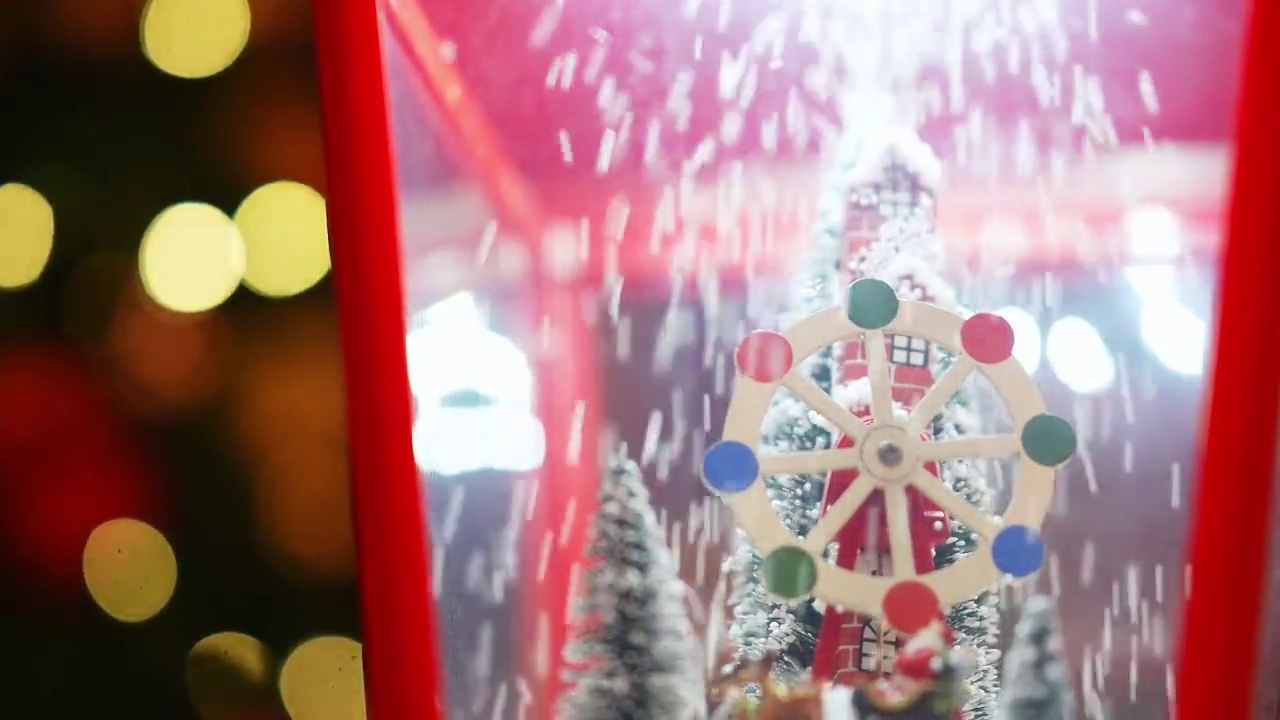 圣诞树和雪人视频下载
