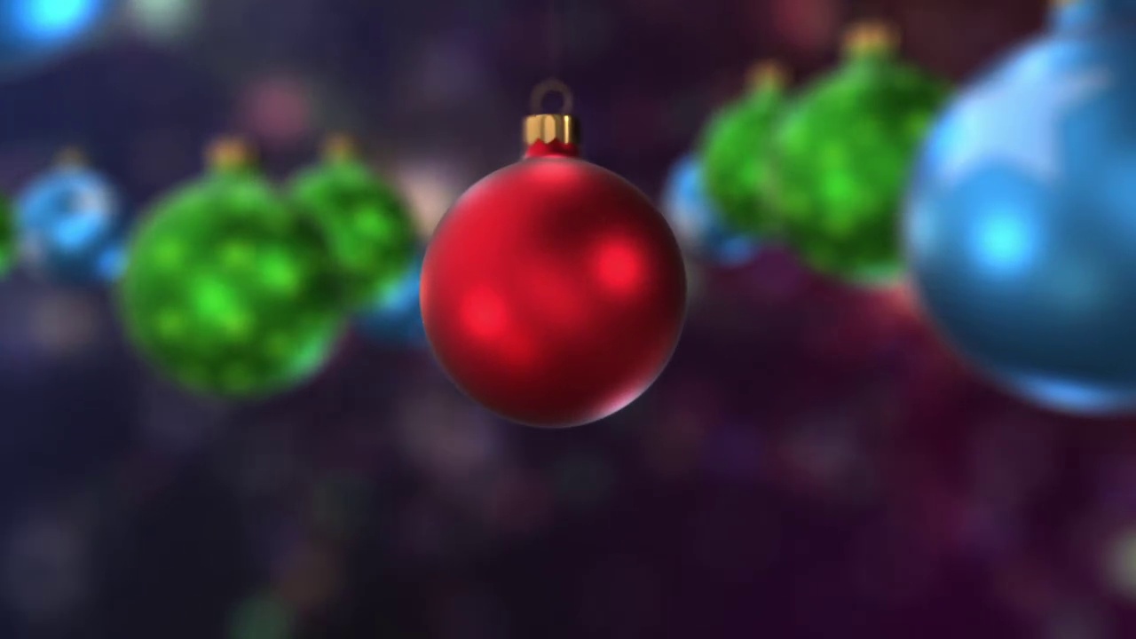 圣诞舞会装饰背景视频素材