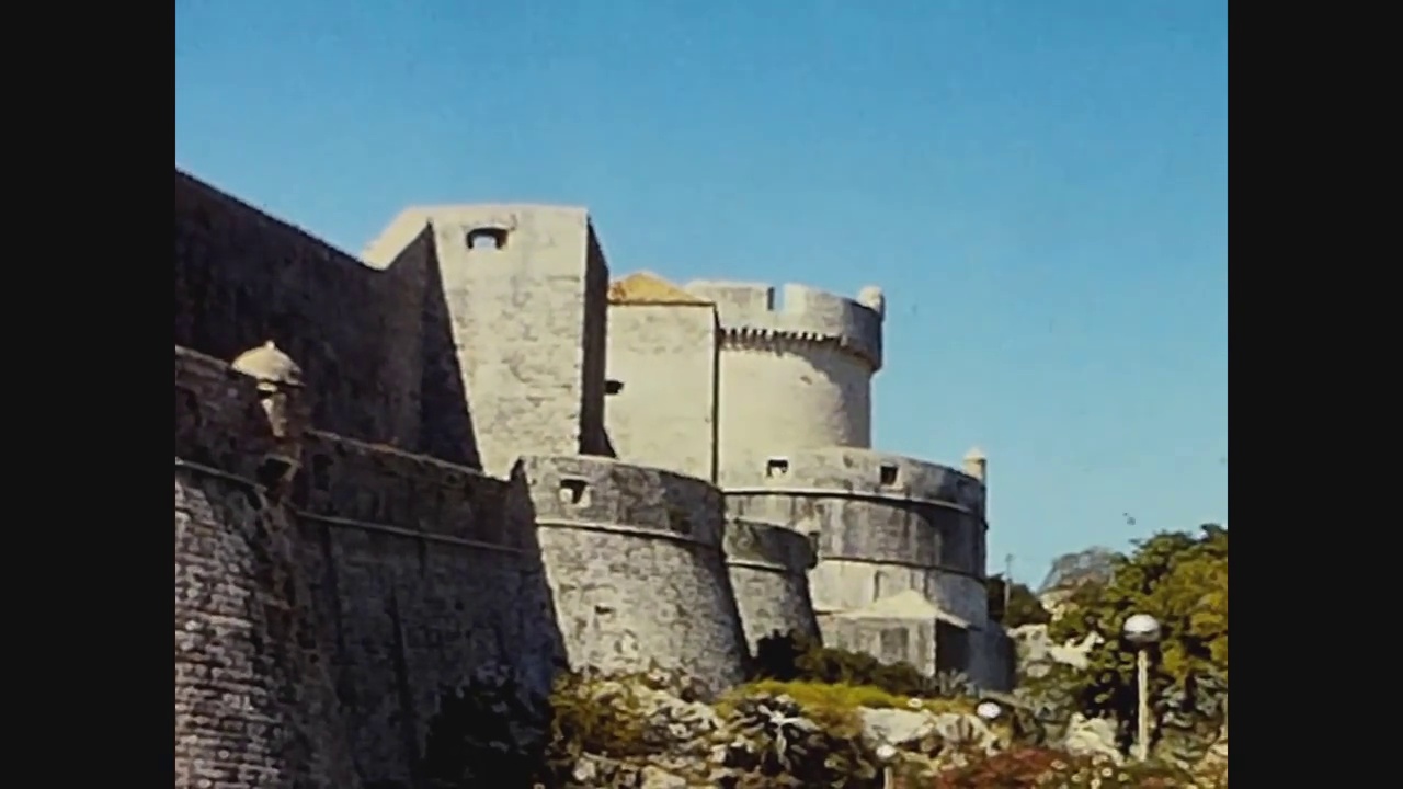1976年的克罗地亚，70年代的西班牙堡垒视频素材