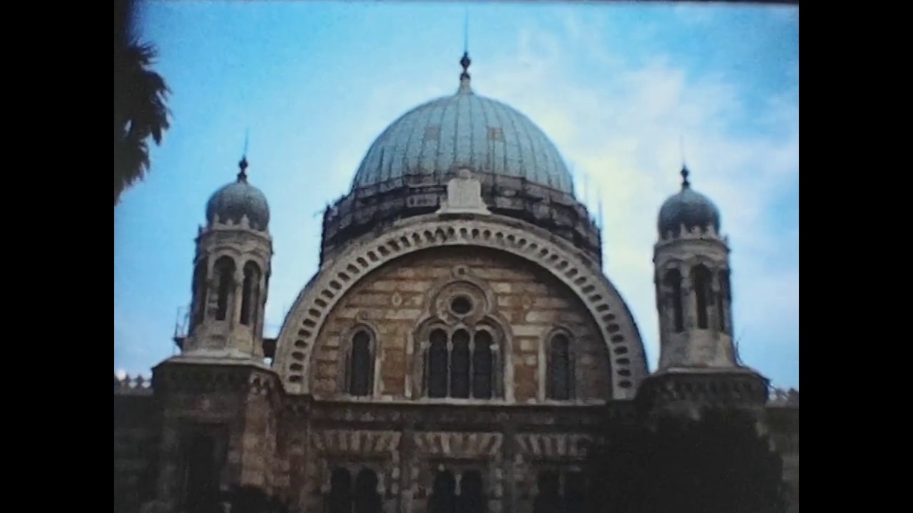 1974年意大利，70年代佛罗伦萨街景视频素材