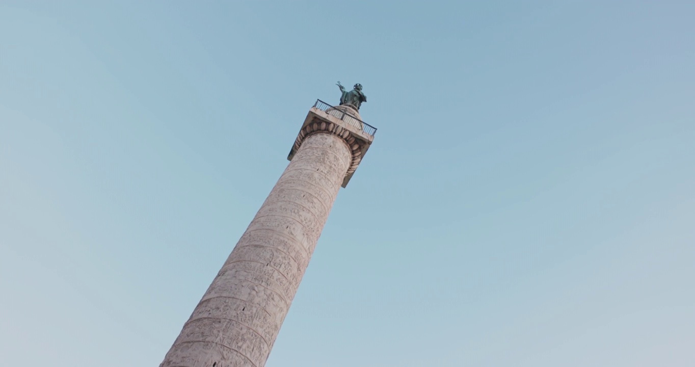 罗马之美:图拉真柱视频素材