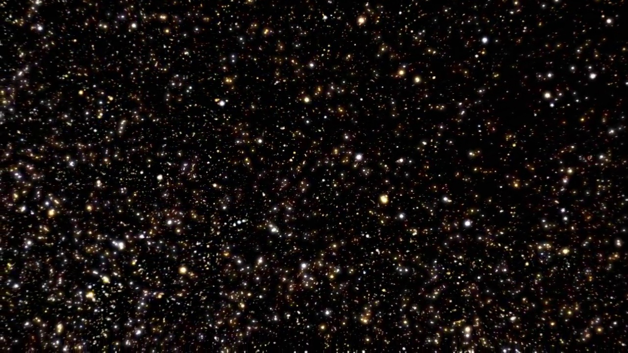 银河繁星满天。视频素材
