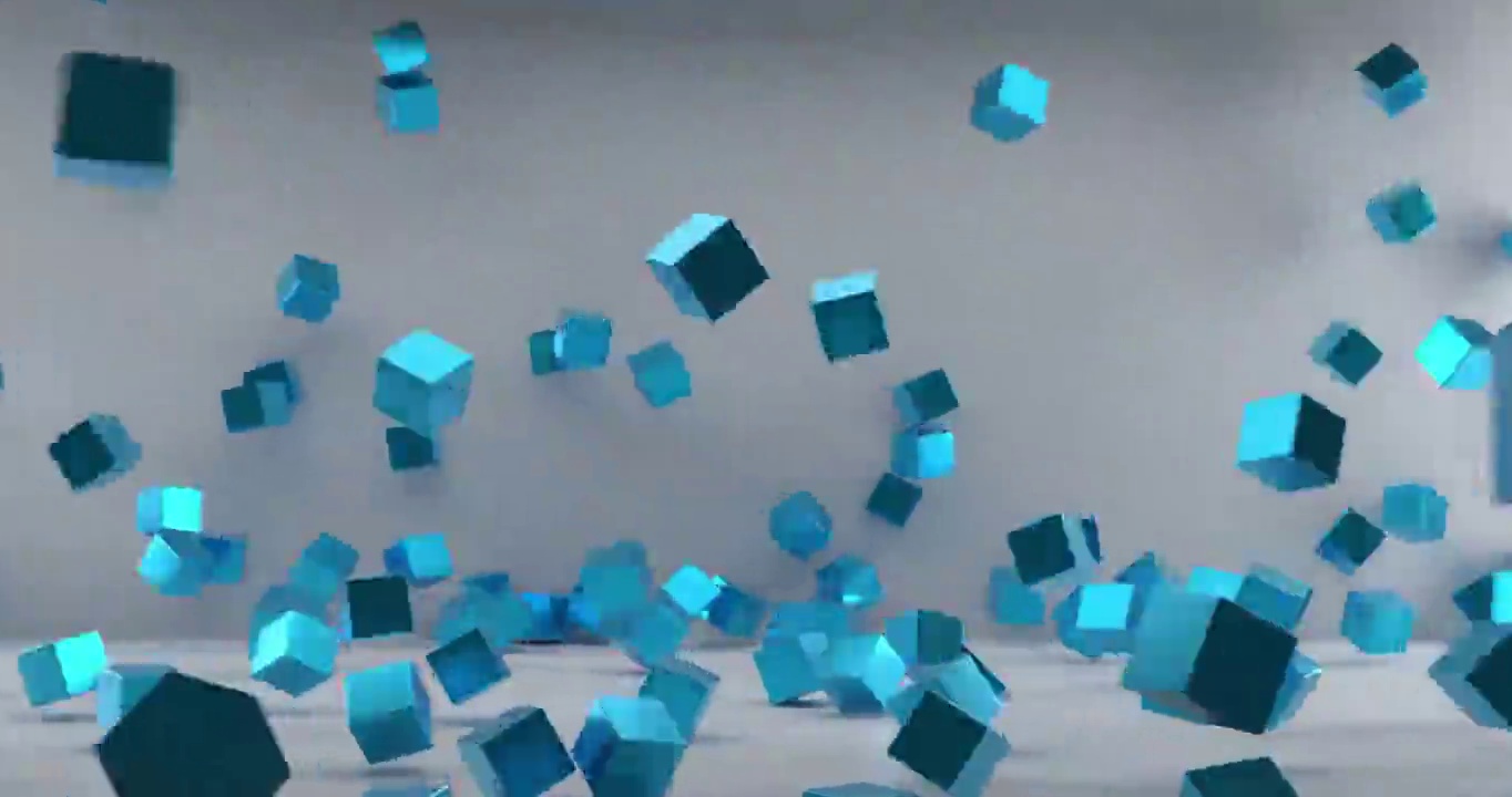 立方体形状的探险家视频素材