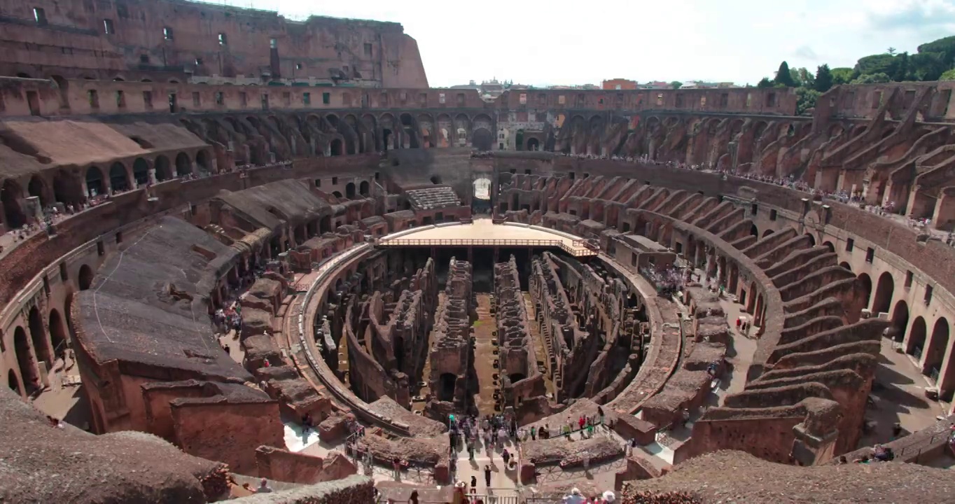 罗马斗兽场的时间跨度，4K视频下载