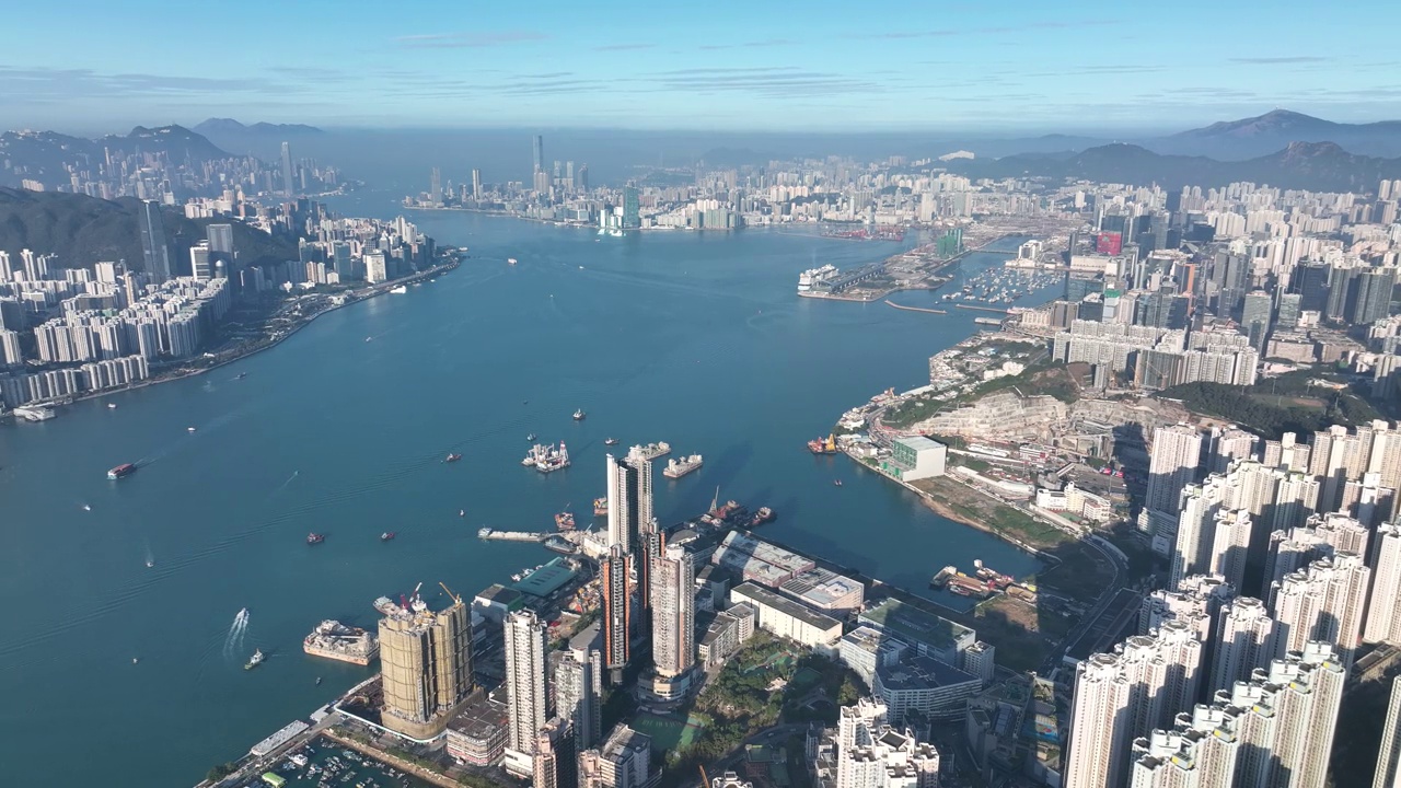 4K镜头的香港城市-将军澳视频素材