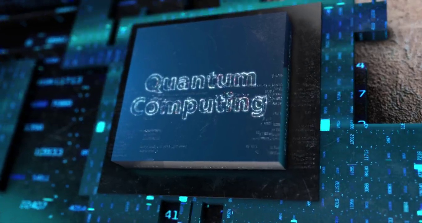 量子计算背景概念视频下载
