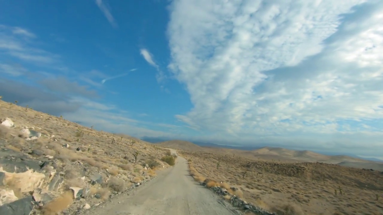开车穿过死亡谷的乔舒亚森林视频下载