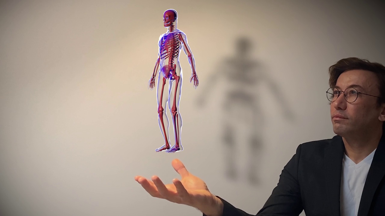 增强现实技术和人体解剖学视频下载