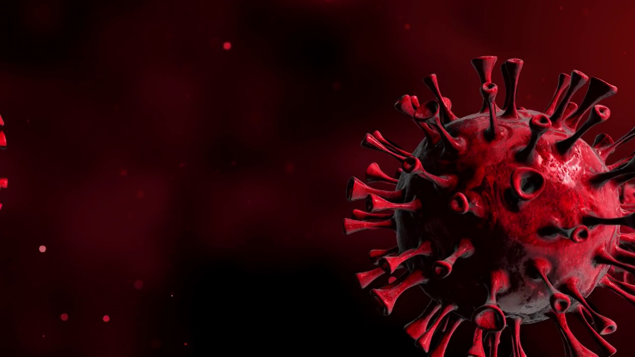 冠状病毒-循环3D动画视频素材