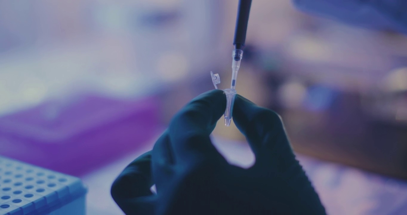 遗传分子实验室:分离病毒变种的DNA研究视频下载