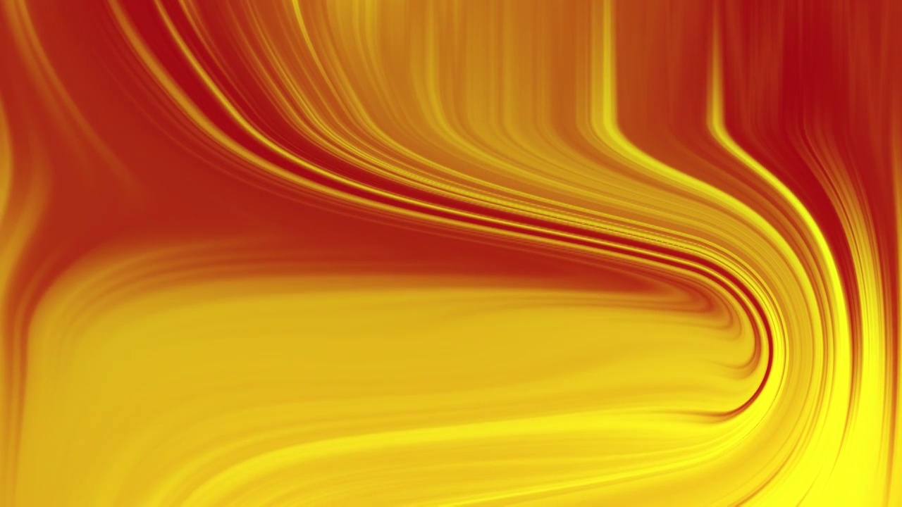 流体充满活力的梯度素材。移动的4k黄色红色动画与平滑的运动在帧上升到顶部与复制空间。背景概念视频素材