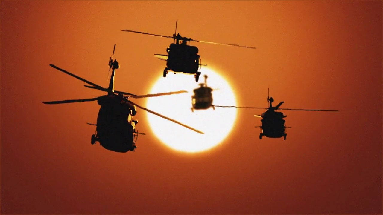直升机01视频素材