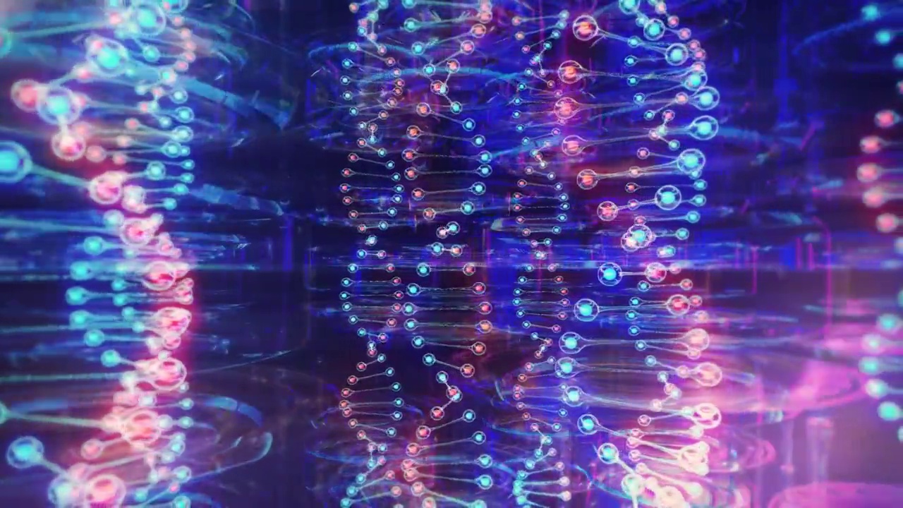 纳米技术DNA背景视频下载