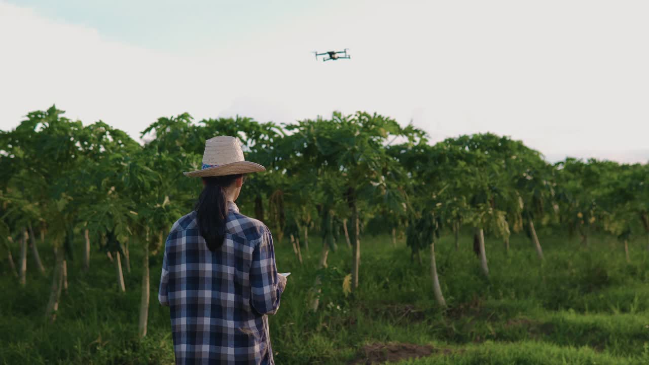 智能农业无人机视频素材