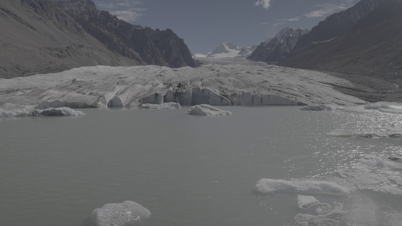 中国西藏仁龙坝冰川视频素材