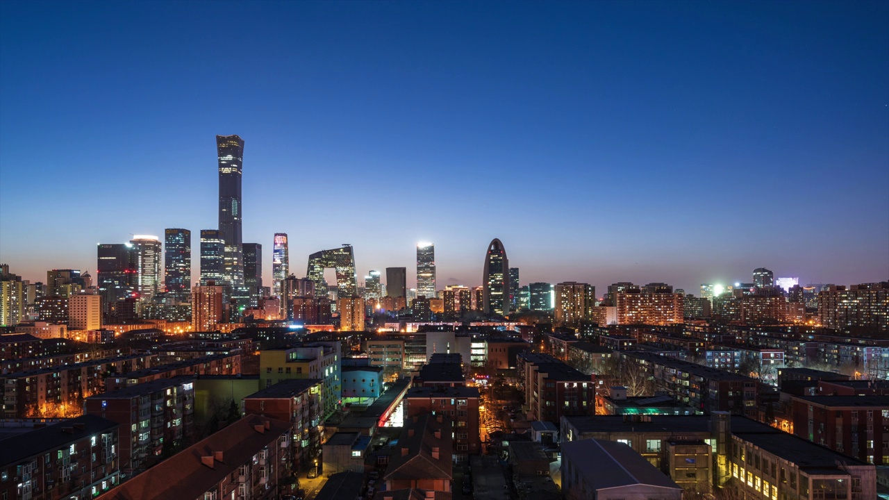 北京,延时摄影,黄昏,国际著名景点视频素材