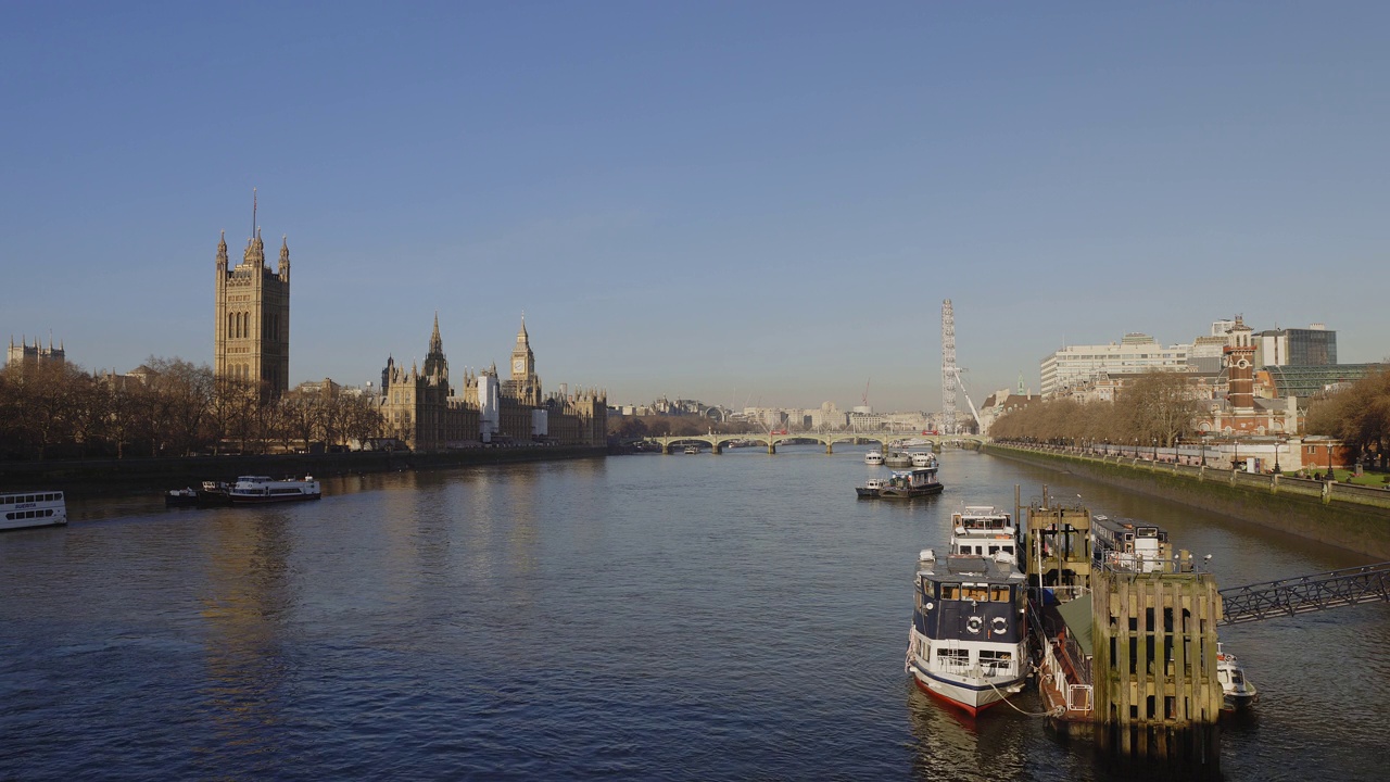 伦敦议会大厦视频素材