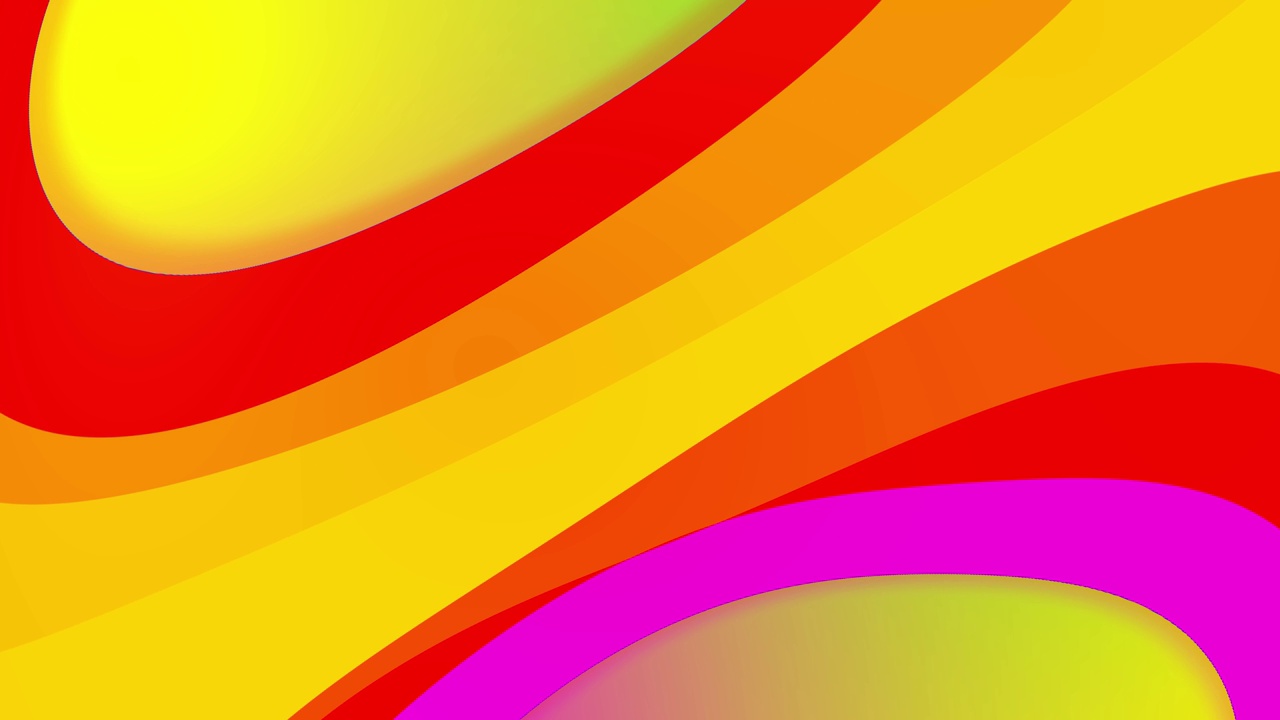 彩色抽象梯度液体波浪形曲线背景视频下载