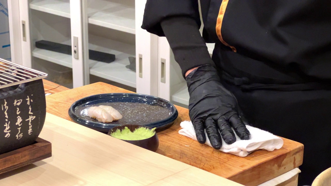 主餐套餐，日式饮食文化，东京招牌视频下载