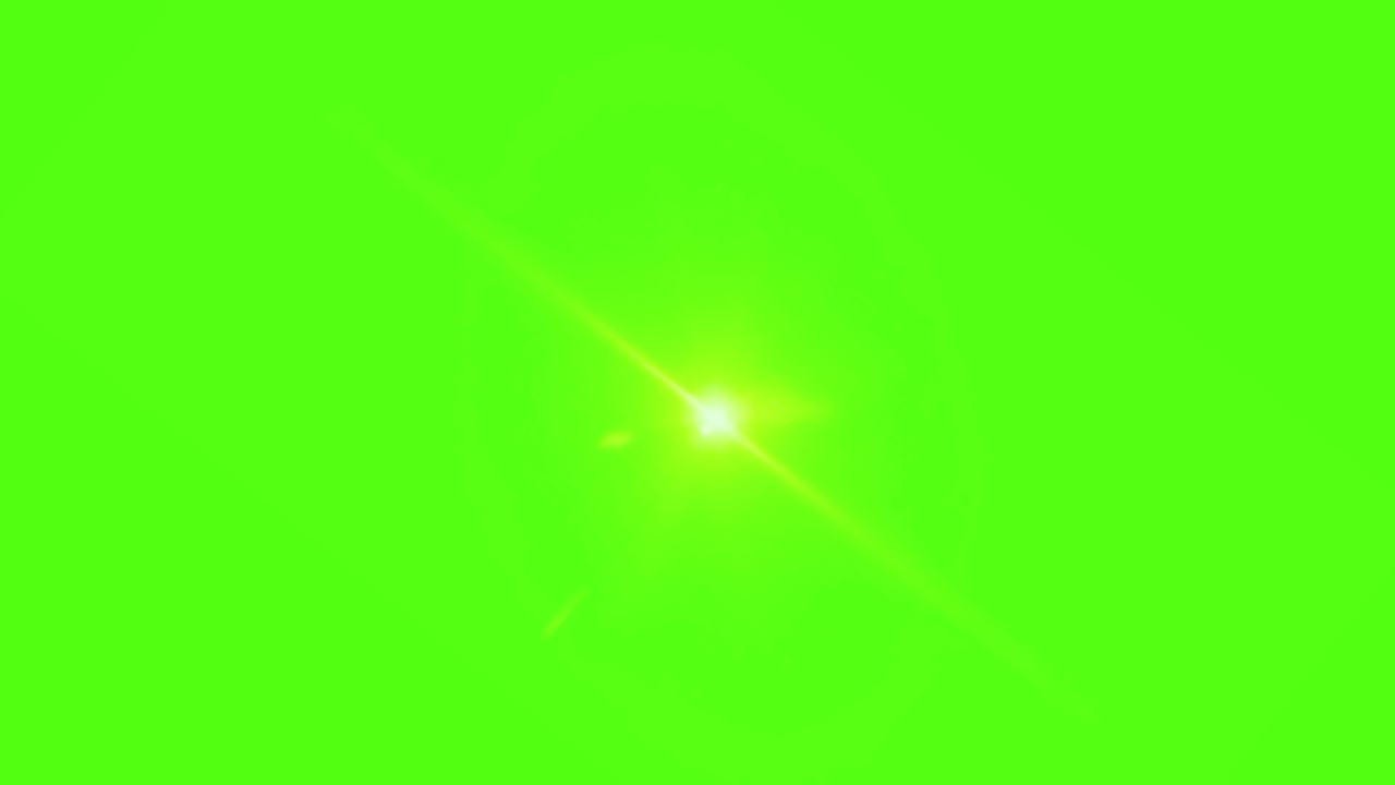 闪亮的明星运动图形与绿色屏幕背景。视频素材